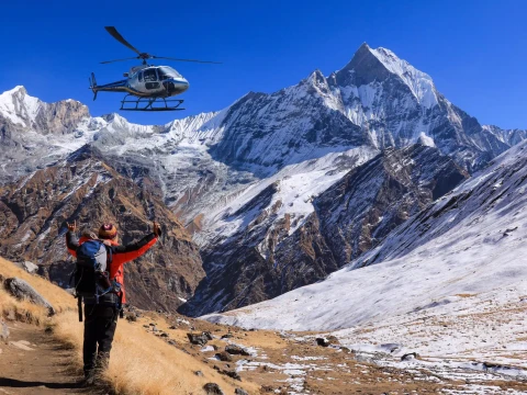 Annapurna Base Camp Heli Tour 2026: Experience the Himalayas from the Sky