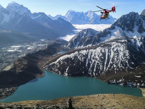 Experience the Majestic Gokyo Lakes by Helicopter in Nepal