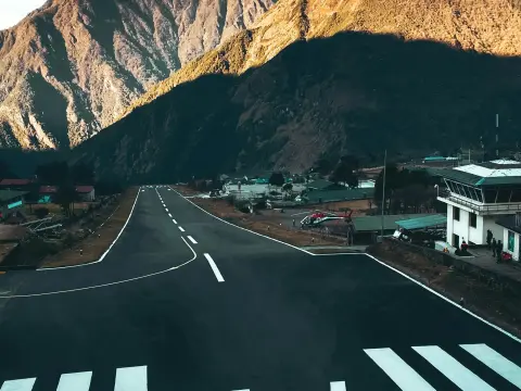 Lukla to Kathmandu Helicopter Flight After Everest Region