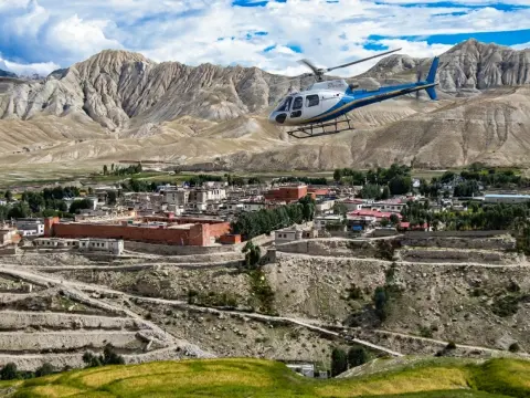 Upper Mustang Helicopter Tour