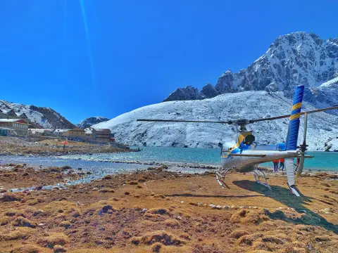 Gokyo to Kathmandu Helicopter Flight