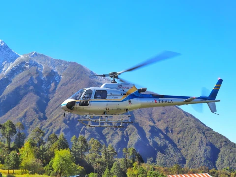 Khare to Kathmandu Helicopter Flight