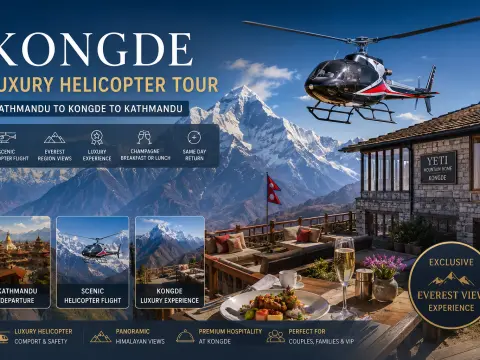 Kongde Luxury Helicopter Tour