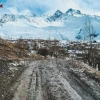 Muktinath Temple helicopter tour from Pokhara with aerial view of Kali Gandaki Valley Annapurna Dhaulagiri Mustang Nepal pilgrimage